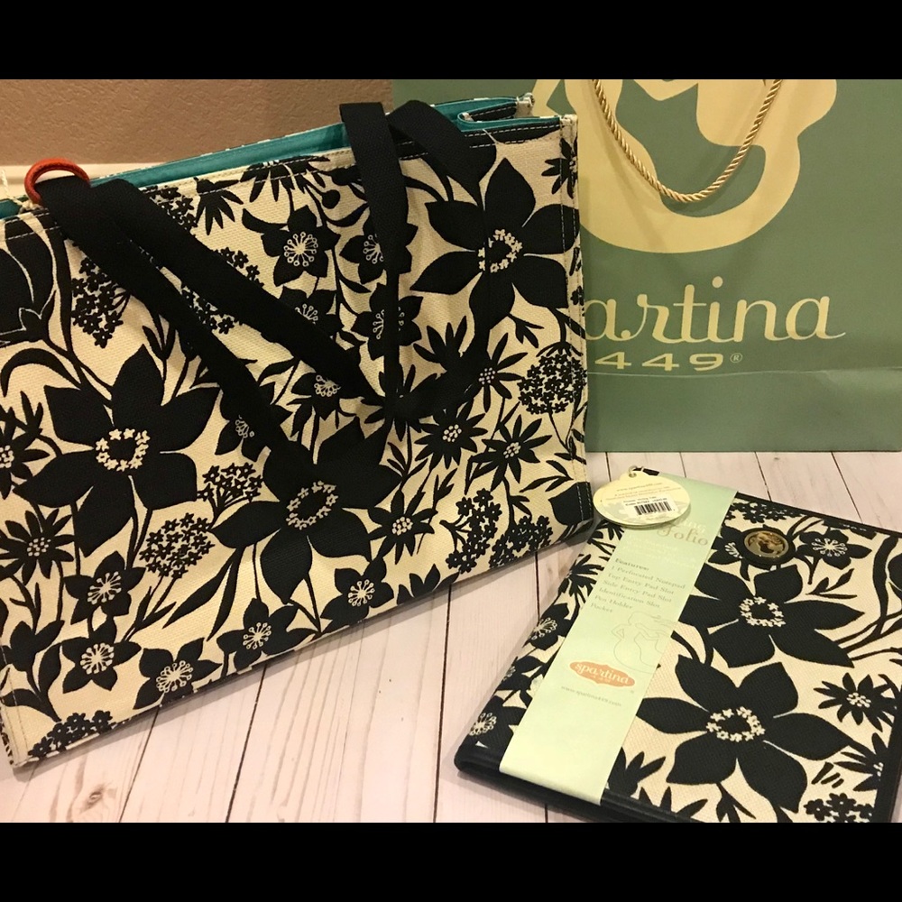 **NWT** Spartina 449  matchingBag and Folio